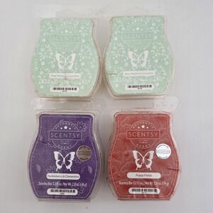 Scentsy Aloe Water Cucumber Bar Wax Melt Poppy Fields Huckleberry Clementine